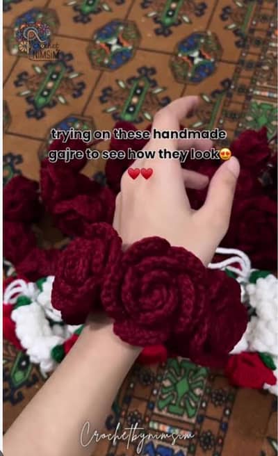crochet gajree