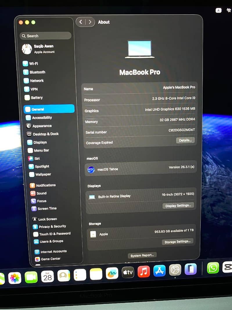 Macbook Pro 2019 2
