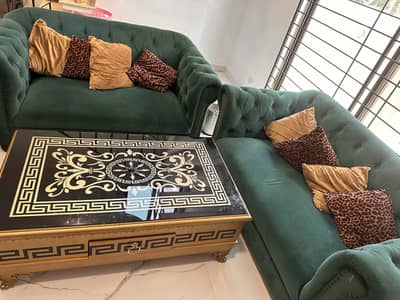2 sofa set , 2 seater. . 1 table