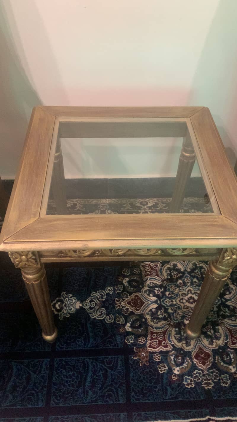 2 chairs with table set 1