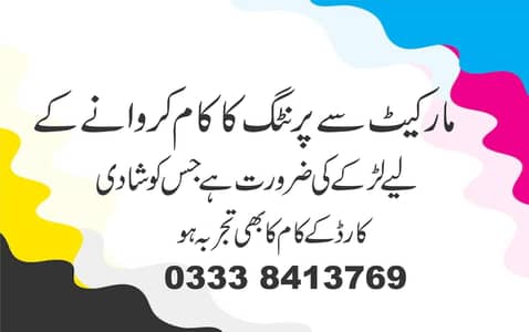  WE ARE HIRING Male