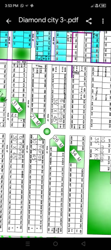 Hot location 6 marla plot available for Sale in diamond city back side of masjid phase 2