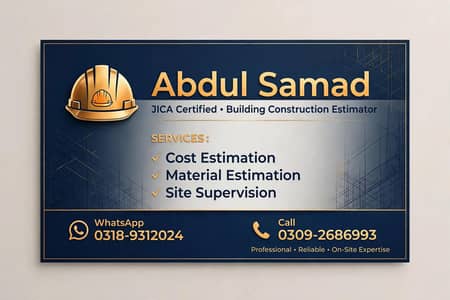 JICA Certified Estimator | 100% Accurate House Cost Estimation