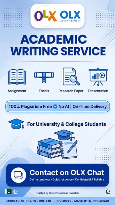 Academic Writer Available - Assignment, Thesis l, Research Work