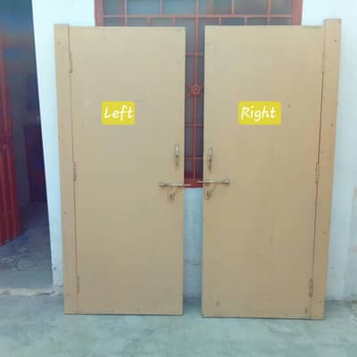 2 Heavy Solid Doors