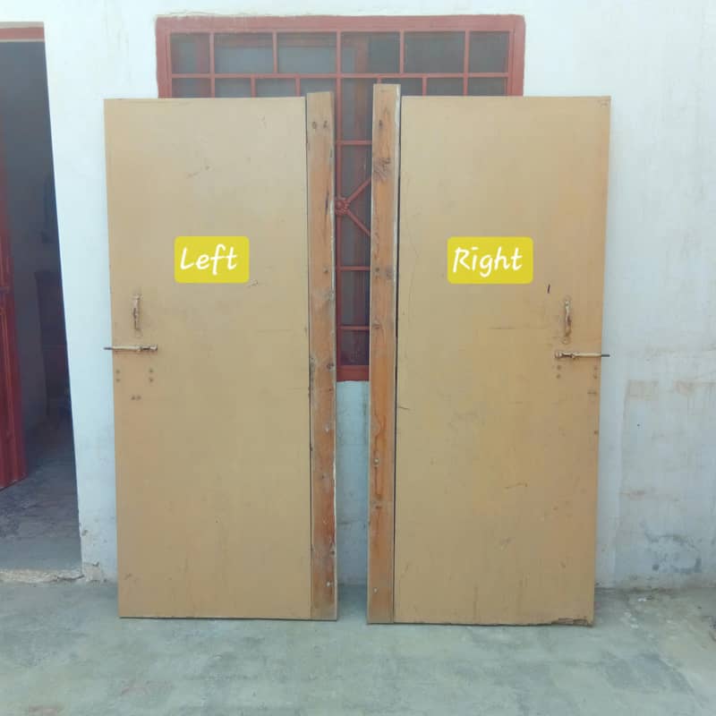 2 Heavy Solid Doors 1