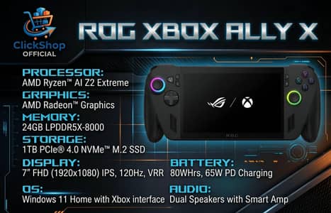 ASUS ROG Ally X (1TB / 24GB) – 10/10 Mint Condition with Box