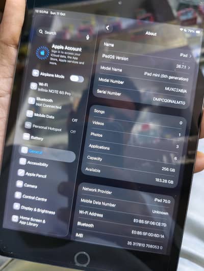 IPAD MINI 5 256GB