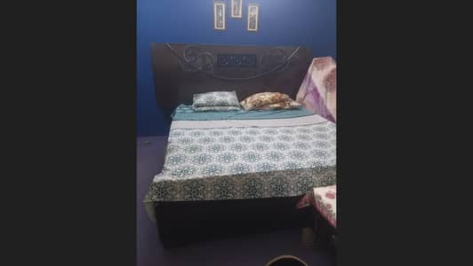 Bed and side Tables, Dressing and Showcase