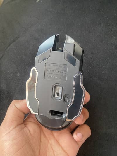 Gaming Mouse with LED Lights – Stylish Black Gaming Mous