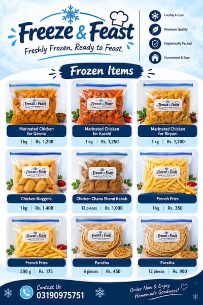 fREEZE AND fEAST