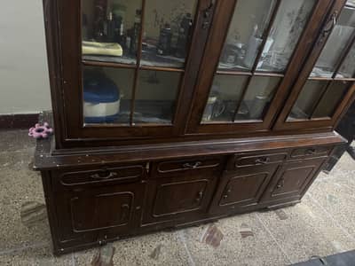 Wood wardrobe