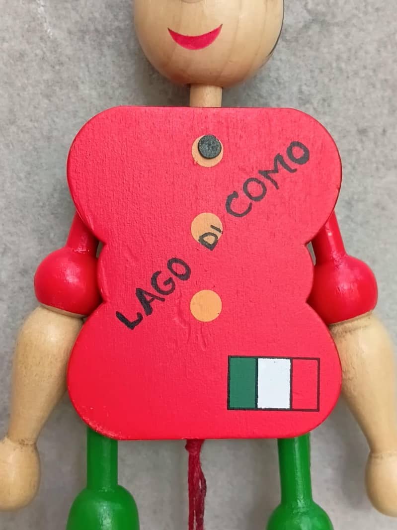 Pinocchio Pull-String Puppet from Italy 6