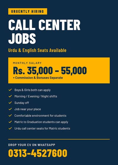 Call center jobs