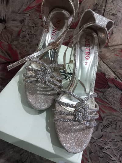 stunning bridal shoes #bridal heel sandals # party wear shoes