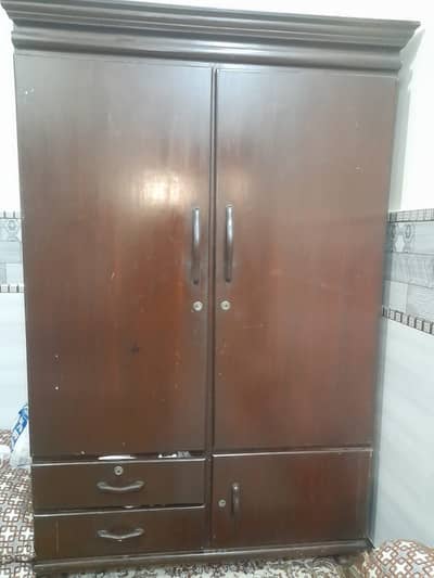 Premium Heavy-Duty Wooden Wardrobe – Excellent Storage – Rs. 30,000