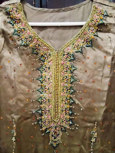 Hand made embroidered dress