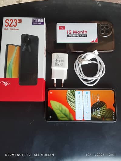 Itel S23 8.128. full box ha all ok ha=301=750=30=78*
