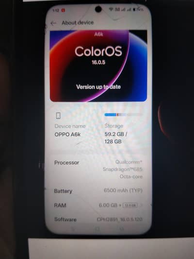 OPPO A6k