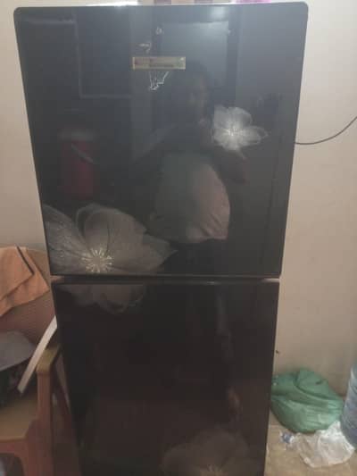 National fridge Glass door
