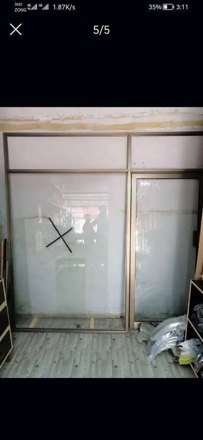 glass door