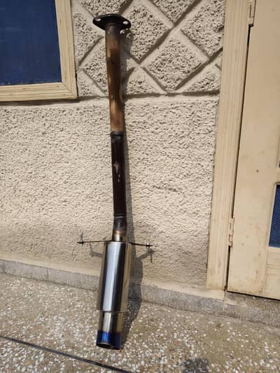 HKS exhaust with complete pipe