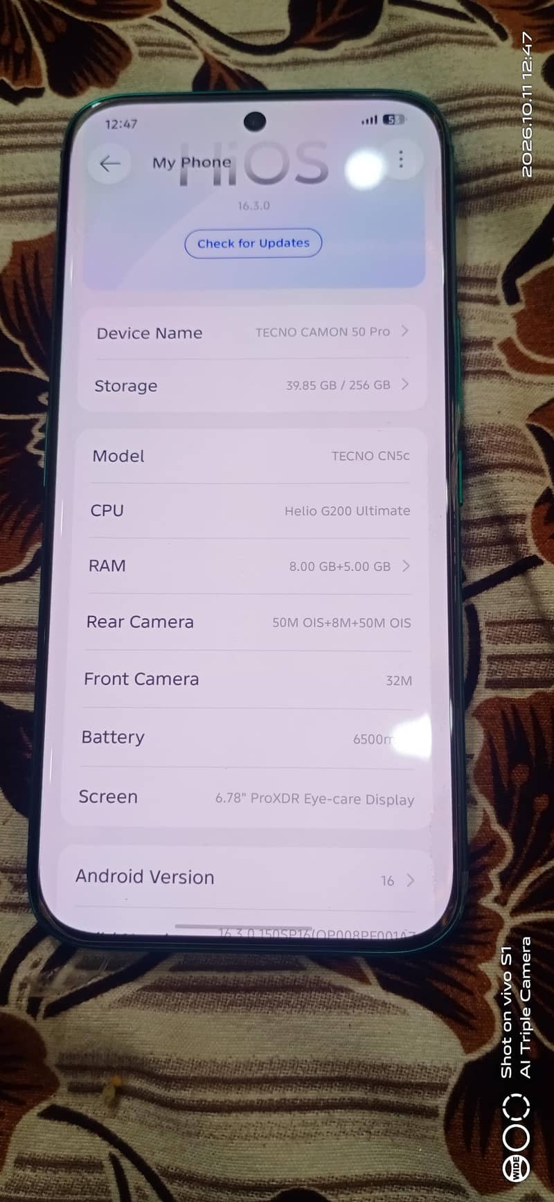 TECNO CAMON 50 Pro 4