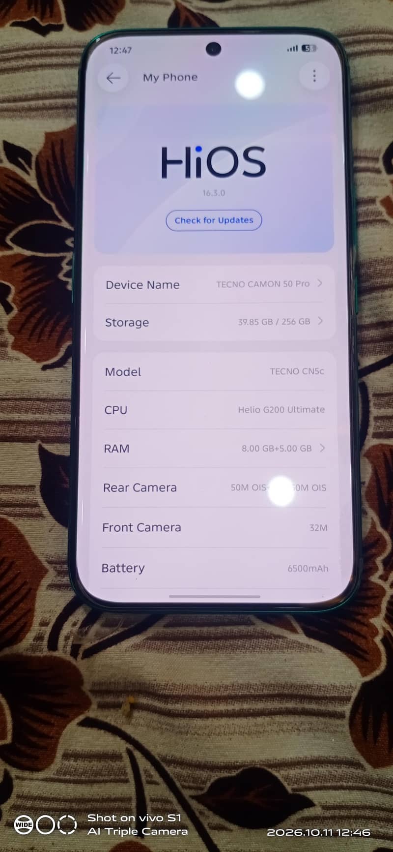 TECNO CAMON 50 Pro 8