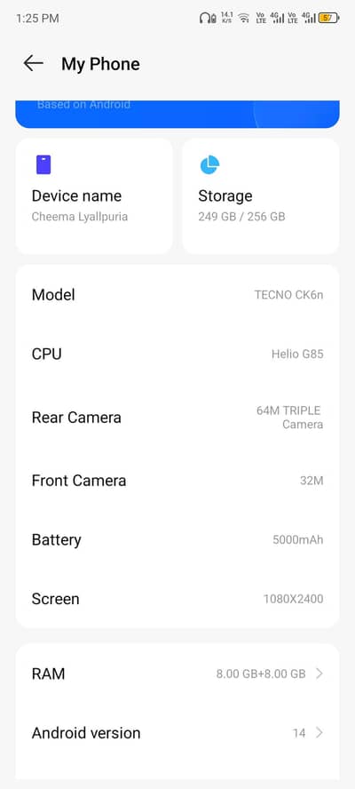 Tecno CAMON 20