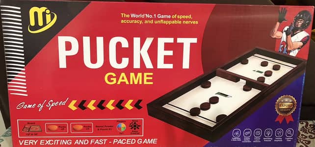 PUCKET GAME - GAME OF SPEED. VERY EXCITING & FAST - PACED GAME.