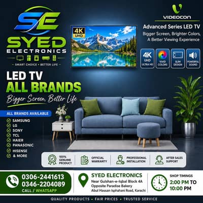 BIG DEAL 65" INCHES ANDROID LED TV NEW MODEL AVAILABLE 2026