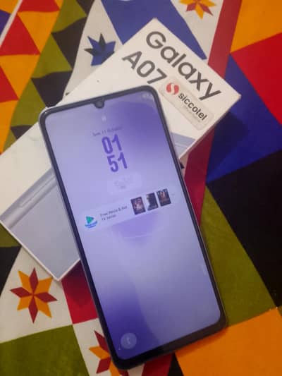 Samsung Mobile A07 good condition 10 by 10 4/64