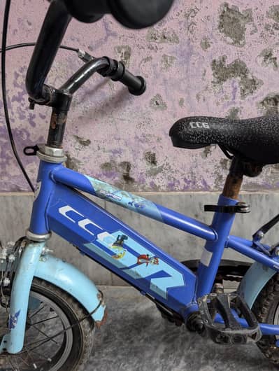 Kids Bicycle 12 Inch | Blue Color | Used Cycle for Kids