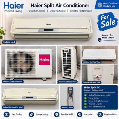 Haier 1 Ton Non-Inverter AC – Old Model