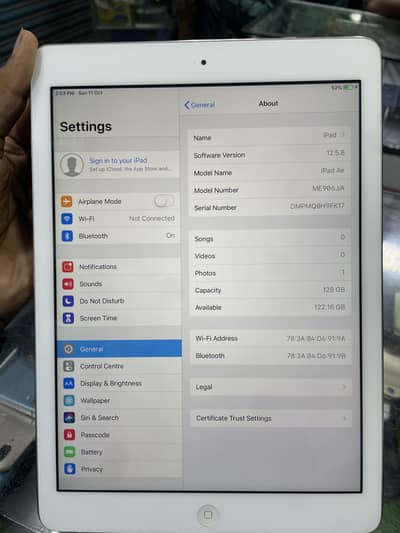 Ipad Air_ 128gb