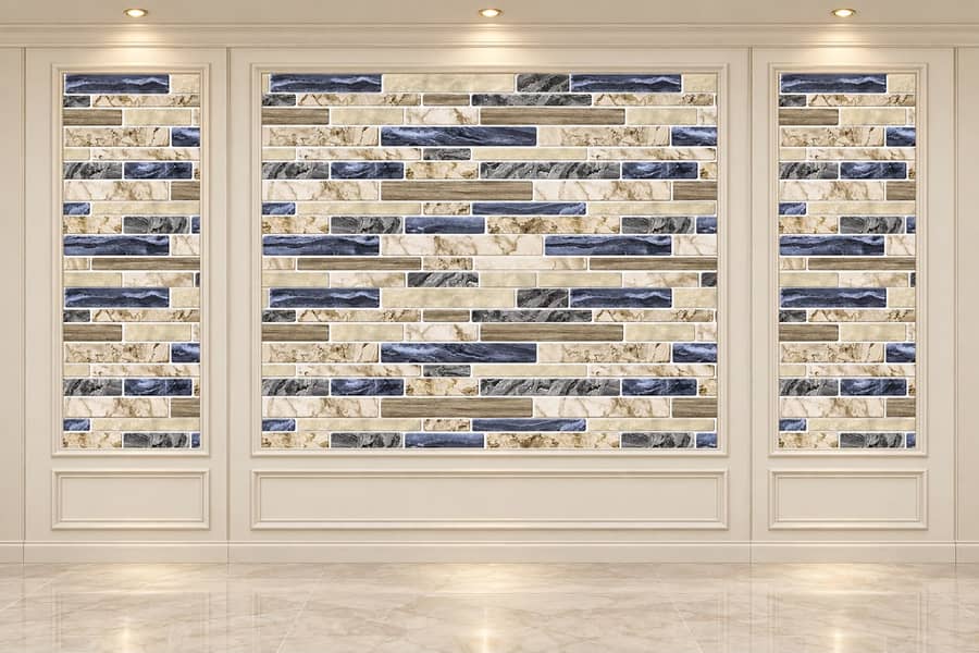 Solid panel-Wpc fluted panel-Wall paneling-plane panel- PVC wall panel 3