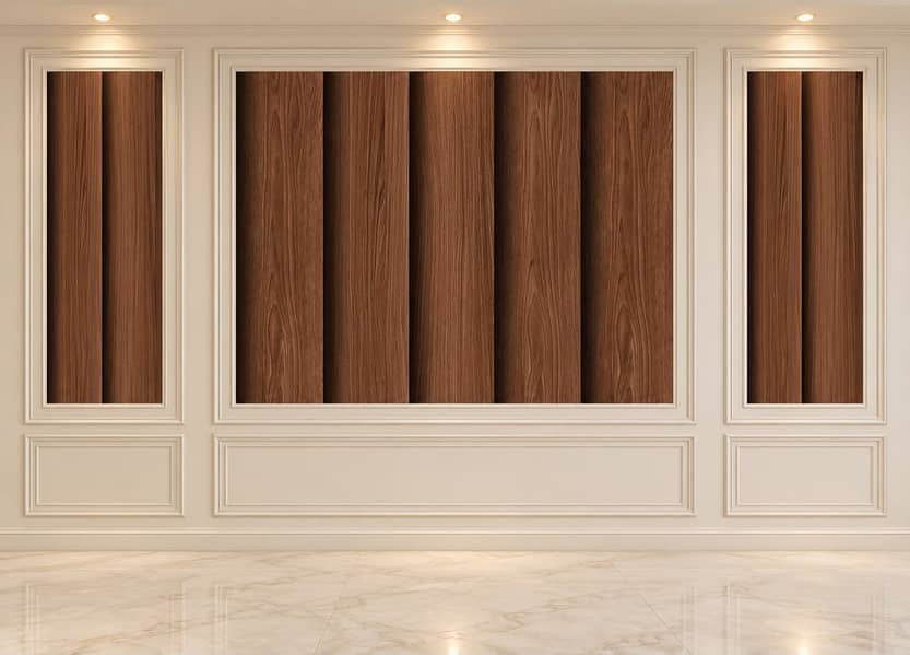 PVC wall panel-Solid panel-Wpc fluted panel-Wall paneling-plane panel 6