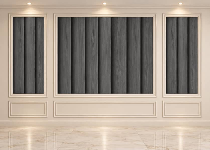 PVC wall panel-Solid panel-Wpc fluted panel-Wall paneling-plane panel 19