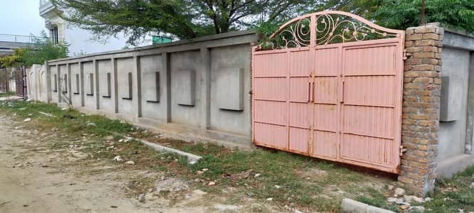 1 kanal corner plot for sale Garden town Wah cantt