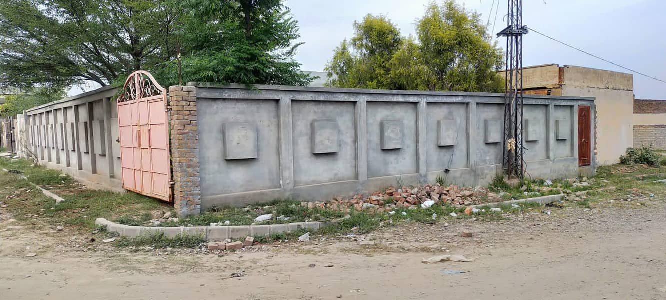 ایک کنال کارنر کمرشل پلاٹ دونوں طرف چالیس فٹ روڈ راستہ 3