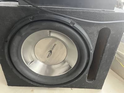 Amplifier + woofer + speaker ( Good Condition)