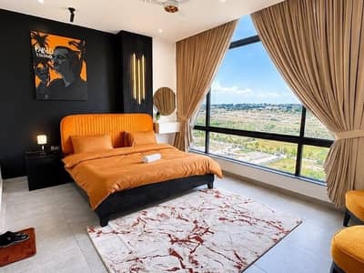 Sky ParkOne Daily Basis, Weekly Basis One Bedroom Luxury Apartment Available For Rent Gulberg Greens Islamabad Project:- Sky Park One.