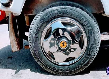 Steel wheel covers 12" size Suzuki hi roof with fitting clips