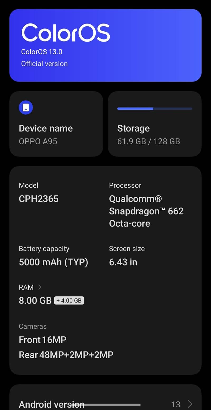 OPPO A95 1