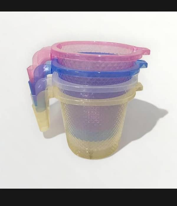 T  Fancy Bath Mug Plastic - Multicolour