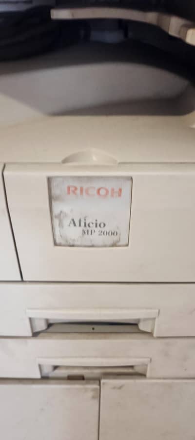 Ricoh Aficio MP 2000 Photocopy Machine