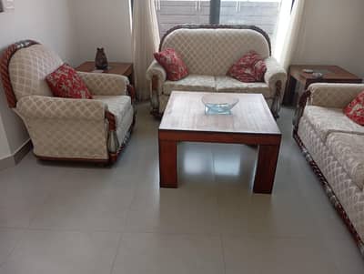 sheesham sofa set with coffee tables