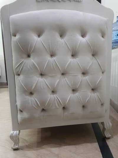 White baby Cot Customised