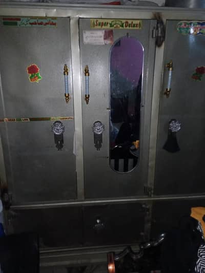 iron almari 3 door or TV troly w