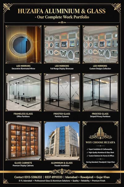 Glass Almunium